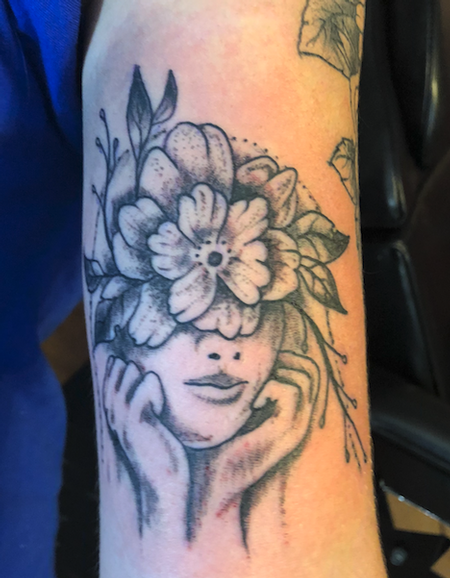 Tattoos - flower girl - 134516